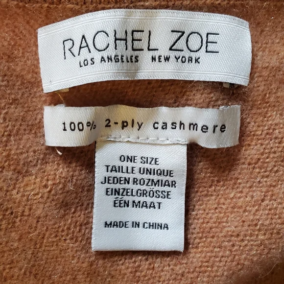 Rachel Zoe cashmere poncho - Picture 3 of 4